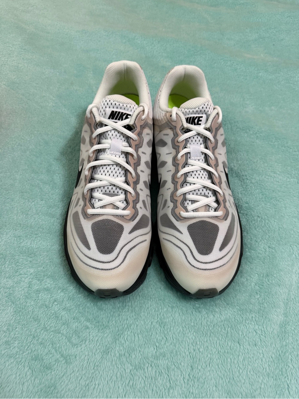 NIKE AIR MAX TAILWIND 7 Men's Running Shoes (683632-103) White Black Size 11